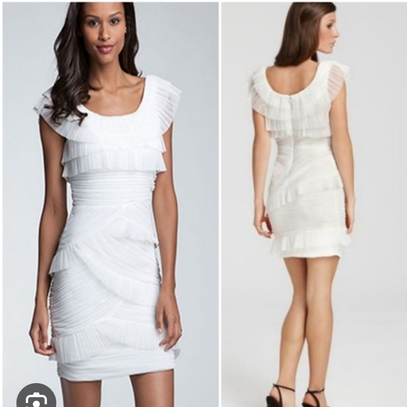 BCBGMaxAzria Dresses & Skirts - 🔥BCBGMaxazaria Briana organza short pleated dress